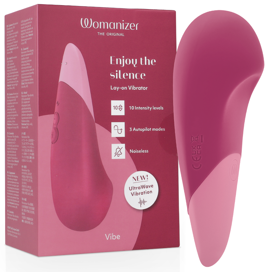 WOMANIZER - VIBE LAY-ON SILENT VIBRATOR DUSKY