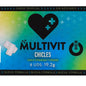 WUG MULTIVIT – Funktionelles Multivitamin-Kaugummi mit tropischem Geschmack, 8 Stück pro Blisterpackung