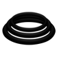 JOYDIVISION POTENZDUO - PLUS 3 SCHWARZE RINGE SATZ - S, M,
