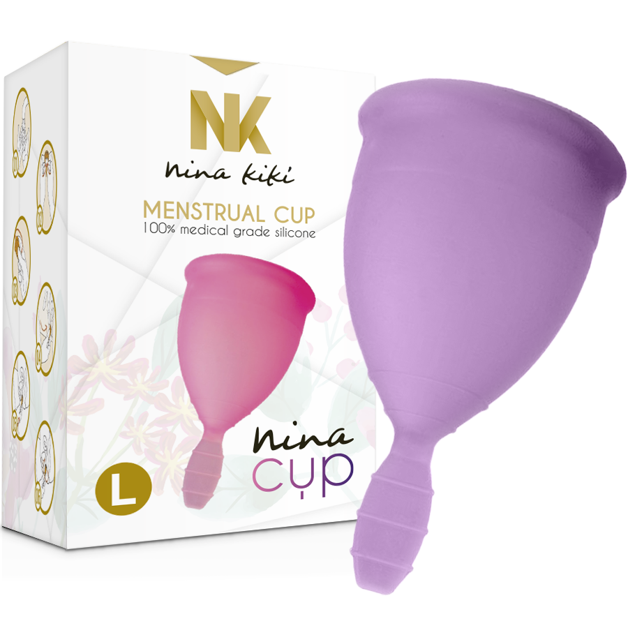 NINA KIKÍ - MENSTRUAL CUP LILA - GRÖSSE