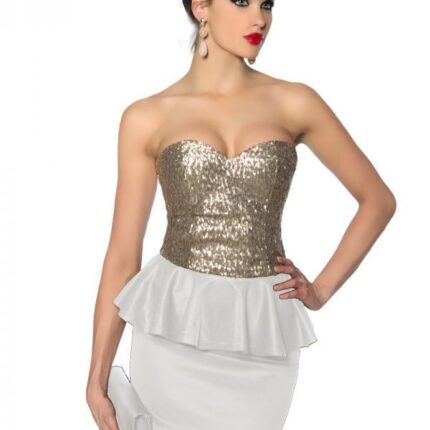 Vintage-Kleid mit Pailletten M