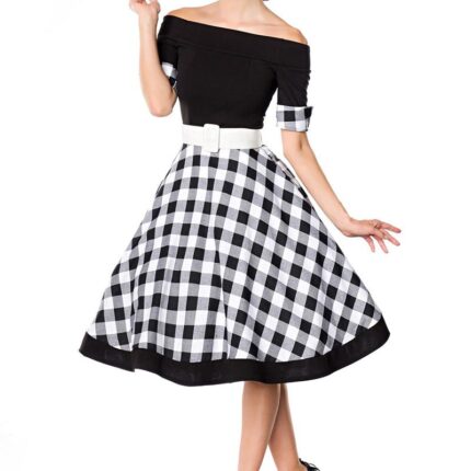 schulterfreies Swing-Kleid 2XL