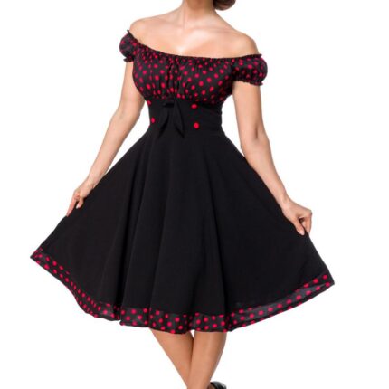 schulterfreies Swing-Kleid 3XL