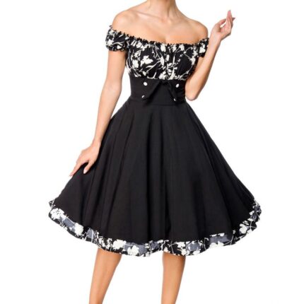 schulterfreies Swing-Kleid 4XL