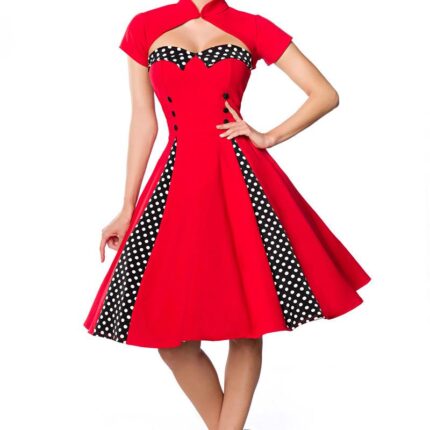 Vintage-Kleid mit Bolero 2XL
