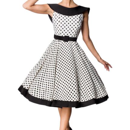 Belsira Premium Vintage Swing-Kleid L