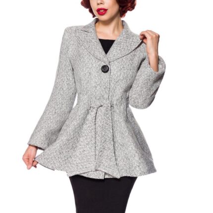 Belsira Premium Blazer-Jacke mit Gürtel XL