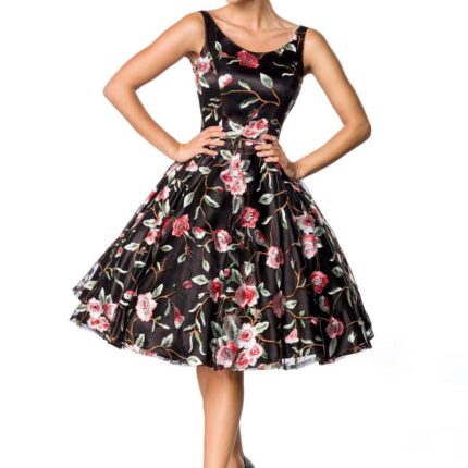 Belsira Premium Vintage Blumenkleid XL