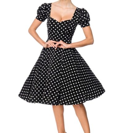 Kleid mit Puffärmeln S
