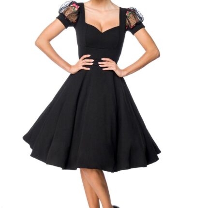 Kleid mit Puffärmeln 2XL