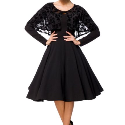 Retrokleid mit Cape S