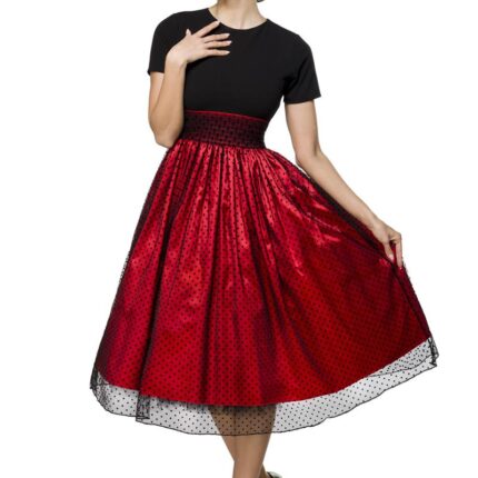 Kleid mit Punkten XL