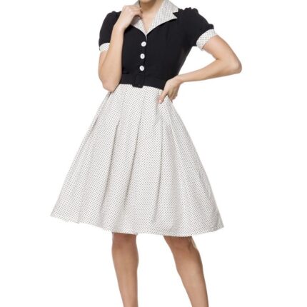 Kleid mit Punkten XL