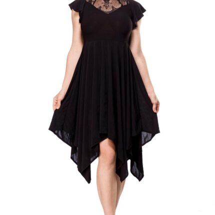 Kleid mit Spitzeneinsatz 2XL