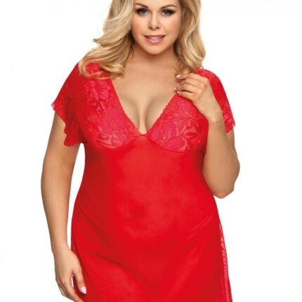 rotes Chemise AA051992 von Anais Apparel Plus Size