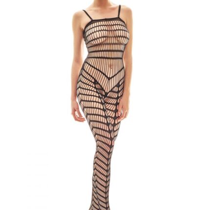 schwarzes Bodystocking AA052197 - S/M