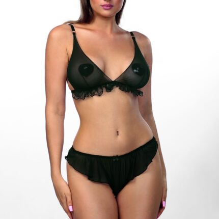 schwarzes Set AA052442 von Anais Apparel