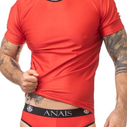 Herren T-Shirt 053508 rot - 3XL