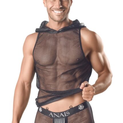 Herren Kapuzen-Netz-Shirt 054992 - M
