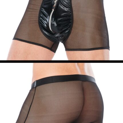 schwarze Boxershorts MC/9060 4XL/5XL