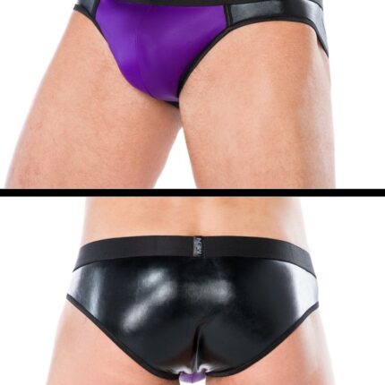 schwarz/lila Slip MC/9065 L/XL