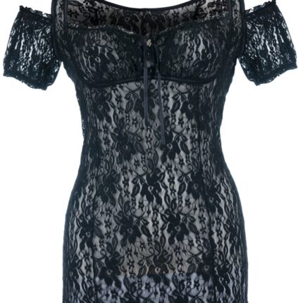 schwarzes Chemise SB/1007 54/56 Sexy Base
