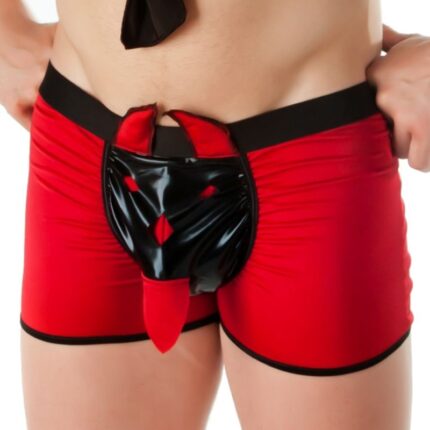 rot/schwarzer Boxershorts SW/108 Andalea Sexy Work Kollektion