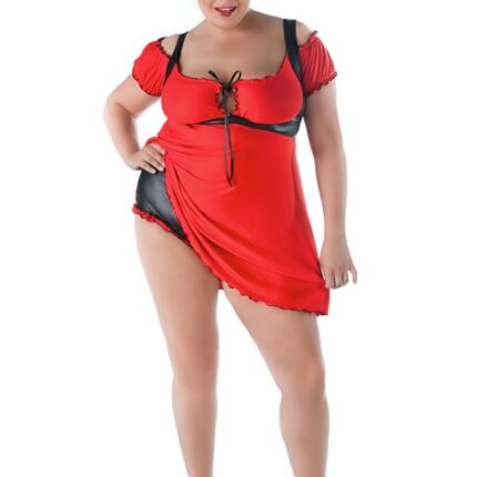 rotes Chemise SW/110 46/48 Andalea Sexy Work Kollektion