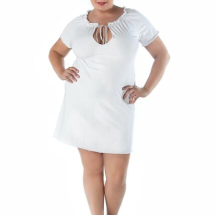 weißes Chemise SW/116 46/48 Andalea Sexy Work Kollektion