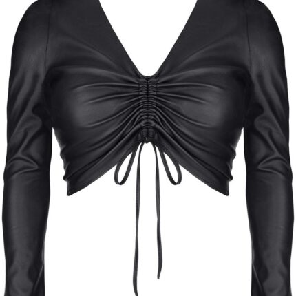 schwarzes Damen-Top BRAdriana001 - XL