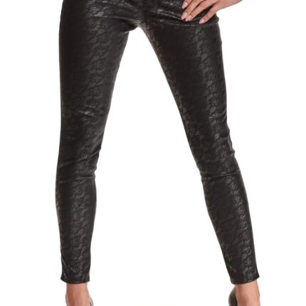 schwarze Leggings BRConstanza001 von Demoniq Black Rose 2.0 Collection