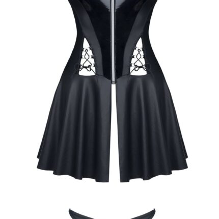 schwarzes Minikleid Rita - L