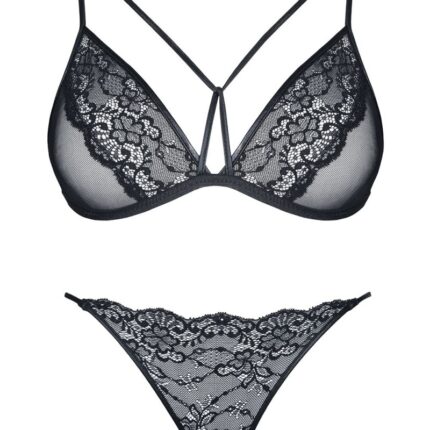 schwarzes Set Gabrielle - XL