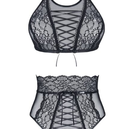schwarzes Set Mireille - S
