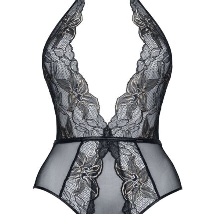 schwarz/goldener Body Melissa - L