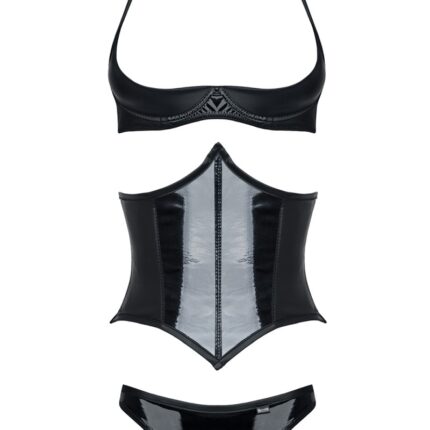 schwarzes Set DE448 - S von Demoniq