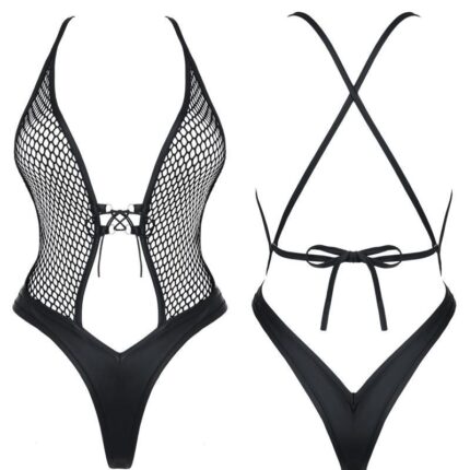 schwarzer Body DDTetyda001 - XXL