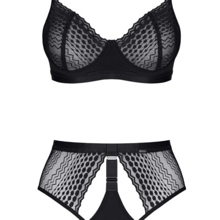 schwarzes Set LXSarita001 - XL