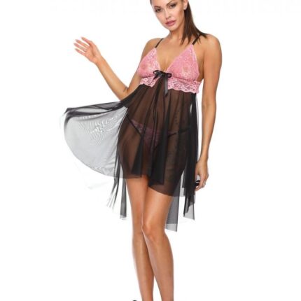 schwarzes Babydoll D-332 - S/M