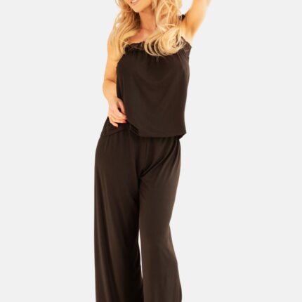 schwarzer 2-teilger Pyjama KA922334 - 2XL