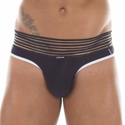 schwarzer String-Tanga Idol 15-57 von Look Me