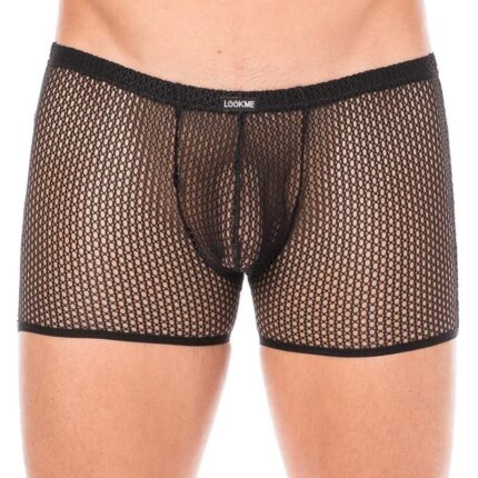 schwarze Netz Boxer Short 2007-67 von Look Me