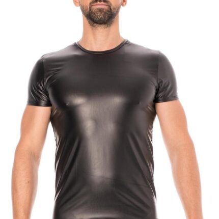 schwarze Wetlook T-Shirt 2008-81 - M