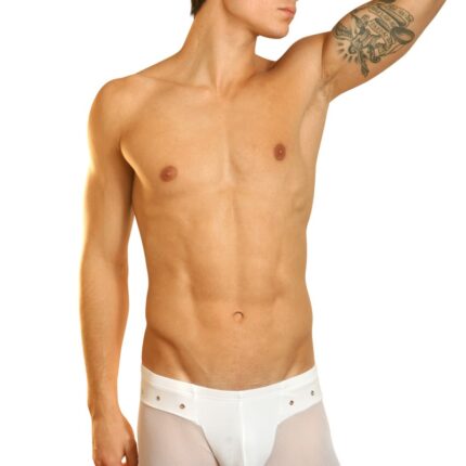 weißer Herren Boxer Open Spirit von Look Me