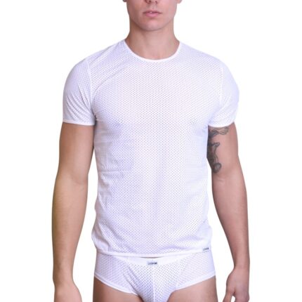 weißes T-Shirt the Shadow von Look Me