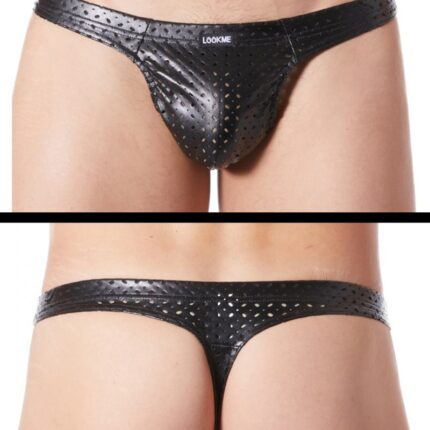 schwarzer Herren String Tender 811-57 von Look Me