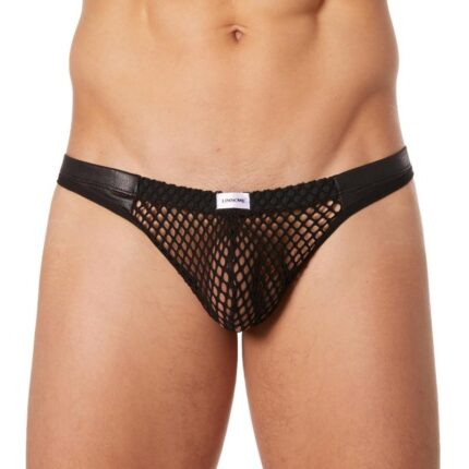 schwarzer Herren String 911-57 - S