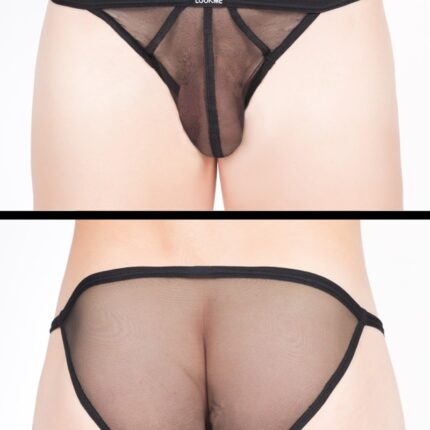 schwarzer Tanga-Slip Malibu 2 92-61 von Look Me