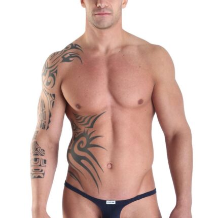 schwarzer Männer Ministring 99-01 M von Look Me