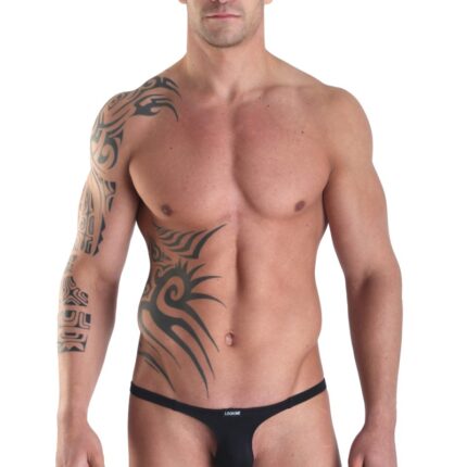 schwarzer Männer Ministring 99-09 von Look Me